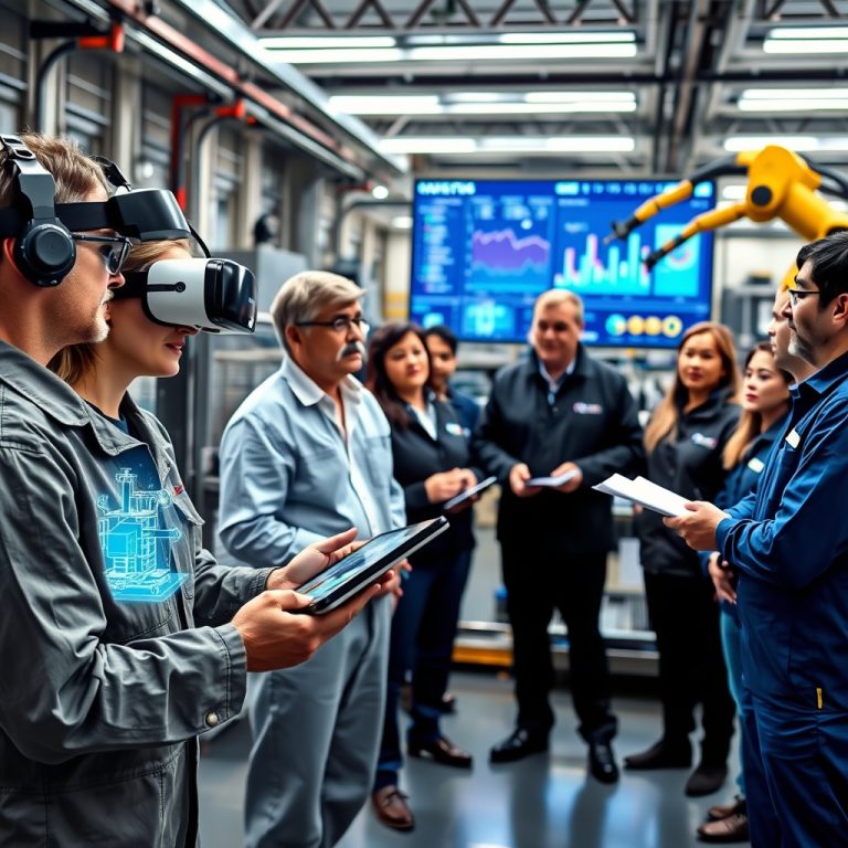Tech-Enabled Workforce Training: Bridging the Skills Gap in Smart Factory Integration